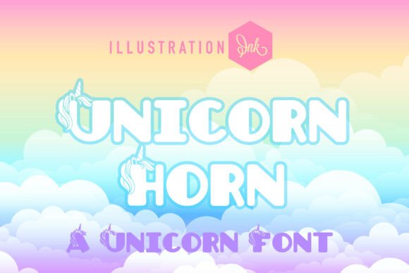 Add Playful Charm With the Unicorn Horn Display Font