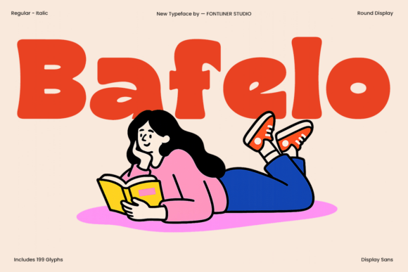 Bafelo: A Playful Display Font for Makers