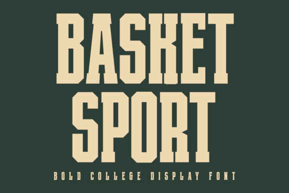 Basket Sport: A Bold Display Font for Digital Brand Impact