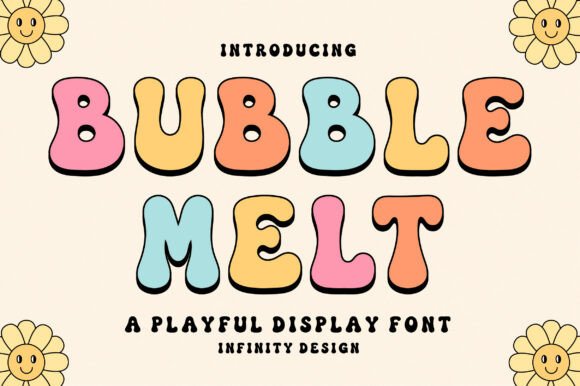 Bubble Melt: A Display Font That Helps Small Brands Spark Joy