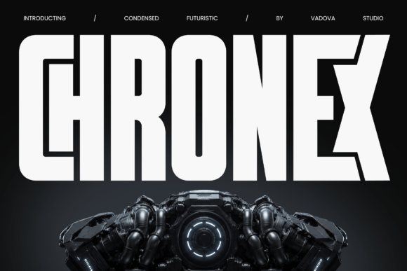 Chronex: A Bold Display Typeface for Impactful Web Design
