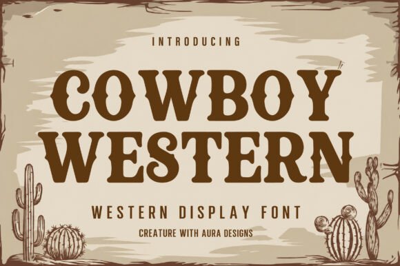 Cowboy Western Font: Bold Display Type for Scroll-Stopping Campaigns