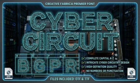 Cyber Circuit Font in Web Design: A Hands-On Review