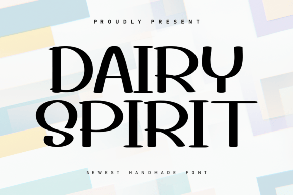 Dairy Spirit: A Handwritten Marker Font