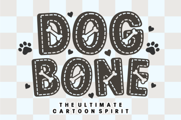 Dog Bone Font: A Playful Display Typeface for Digital Brands