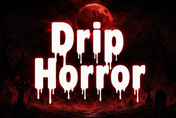 Drip Horror Font: A Striking Horror Display Typeface