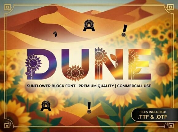 Dune Display Typeface: Organic Warmth for Modern Web Design
