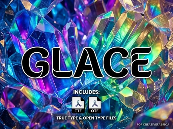 Glace: A Display Font That Turns Handmade Products Into Keepsakes