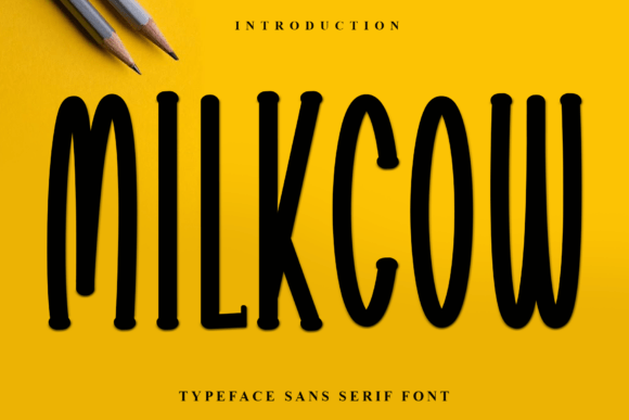 Milkcow Font Makes Holiday Campaign Graphics Feel Festive