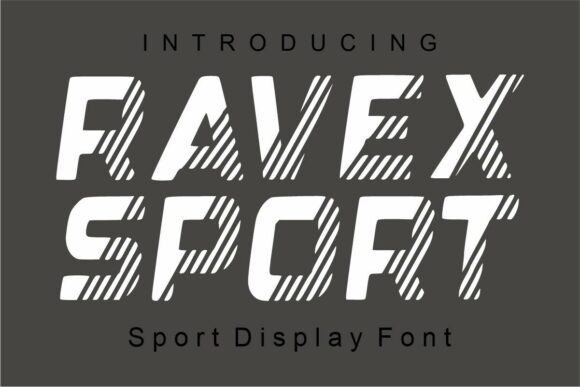 Ravex Sport: Bold Athletic Display Typeface
