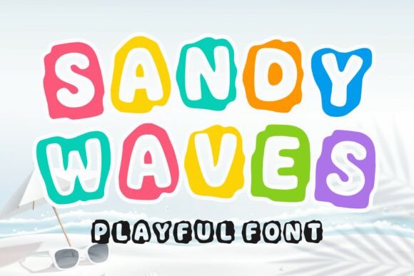 Sandy Waves: A Playful Display Font for Web Designers