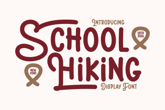 School Hiking: A Refined Calligraphy Font for Web Designers