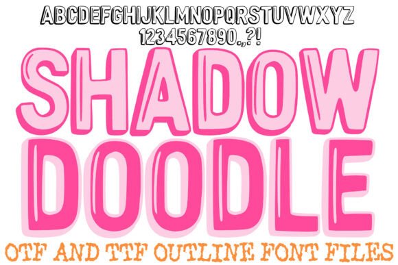 Shadow Doodle: A Playful Outline Font for Modern Web Design