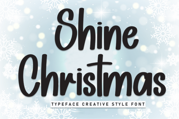 Shine Christmas: The Display Font for Festive Editorial Design