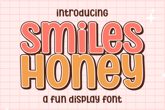 Smiles Honey Font: A Bubbly Display Typeface for Playful Layouts