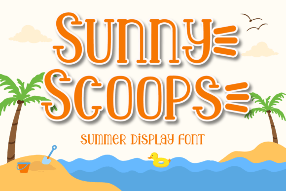 Sunny Scoops: A Display Font Packed with Editorial Sunshine