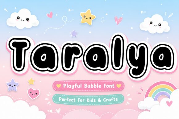 Taralya Playful Bubble Font for Consistent Branding
