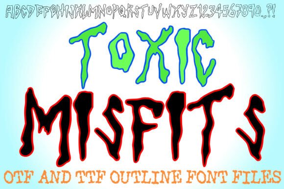 Toxic Misfits Font: Give Your Brand Daring Visual Energy