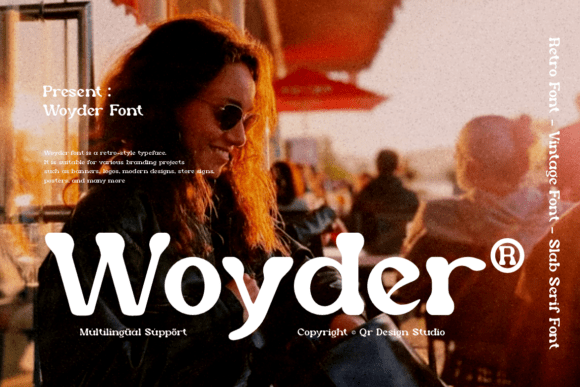 Woyder: A Warm Display Typeface for Editorial Design